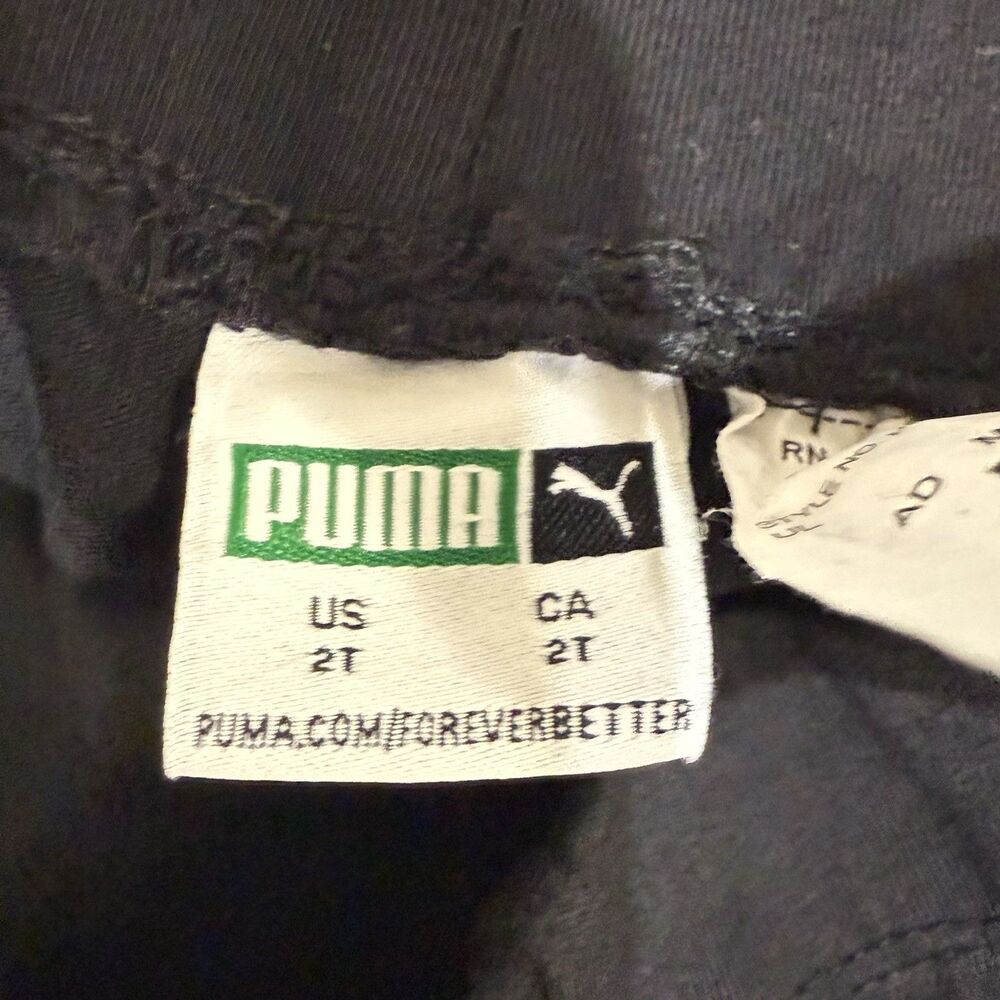 Puma Toddler Girl Black Active Pants Size 2T - Picture 9 of 10